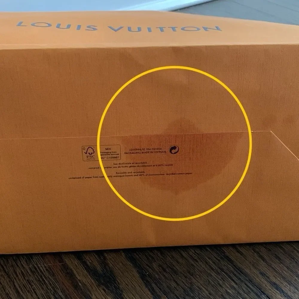 Louis Vuitton Medium 16”x13” Empty Paper Shopping Tote - Replacement Gift Bag